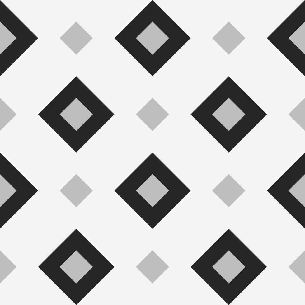 Minimal geometric black and white seamless pattern vector