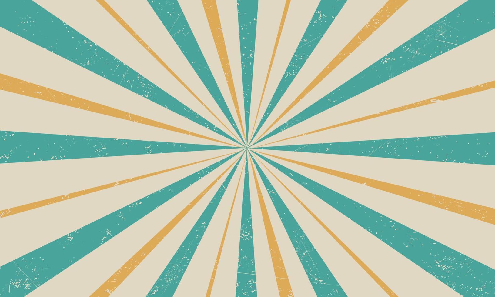 Classic retro burst background vector. Vintage ray backdrop and wallpaper design vector