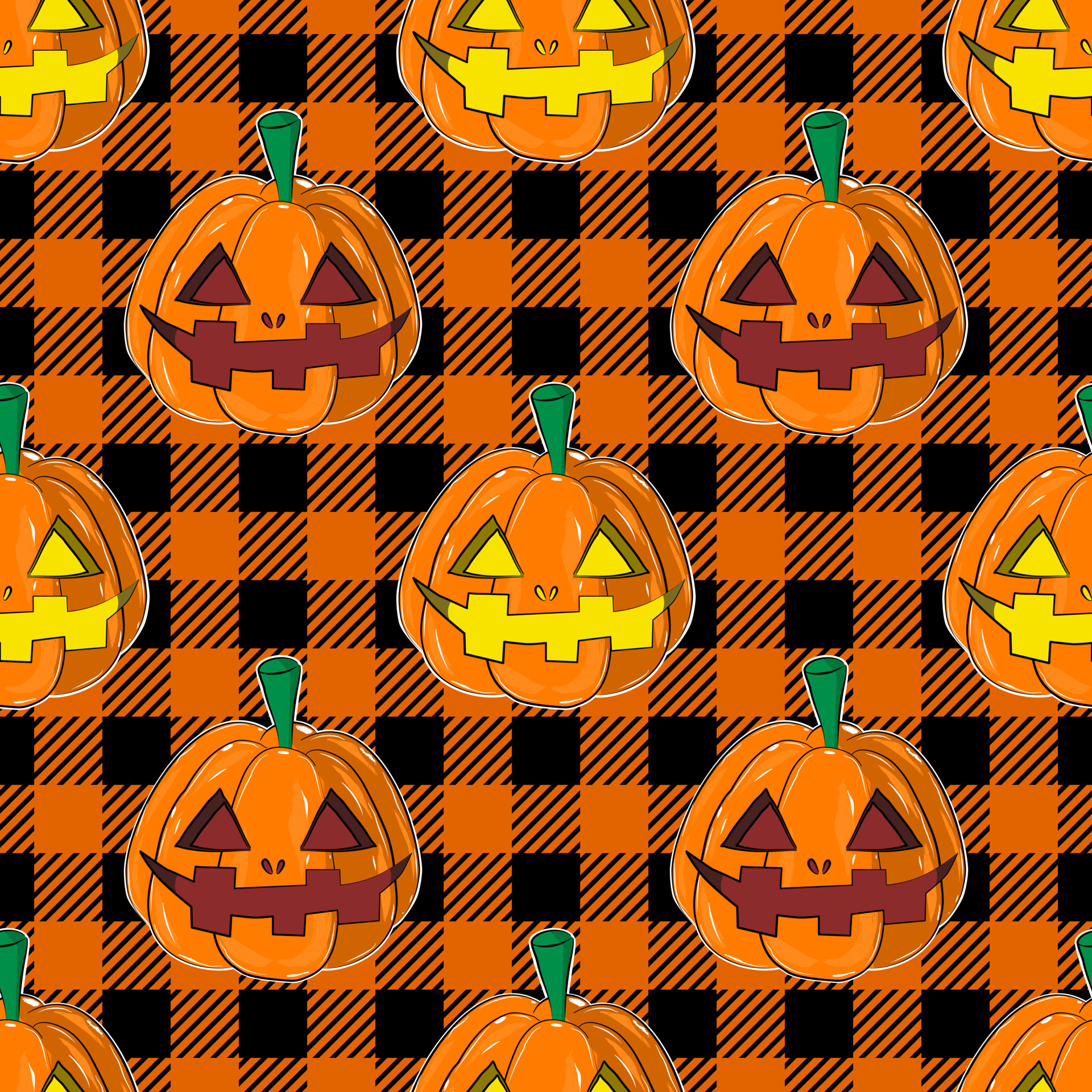 Seamless background with Halloween pattern. Pumpkin cartoon. Wrapping paper and decorative patterns. 8915885 Vector Art at Vecteezy Seamless background with Halloween pattern. Pumpkin cartoon. Wrapping paper and decorative patterns. 8915885 Vector Art at Vecteezy