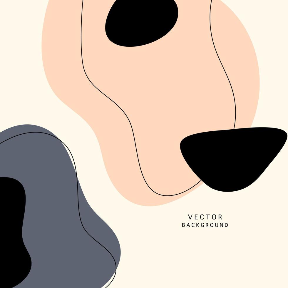 fondo abstracto con patrón de hojas y varias formas configuradas. ideal para portada, afiche, tarjeta de visita, volante, folleto, primera página de revista, redes sociales y otras ilustraciones vectoriales vector