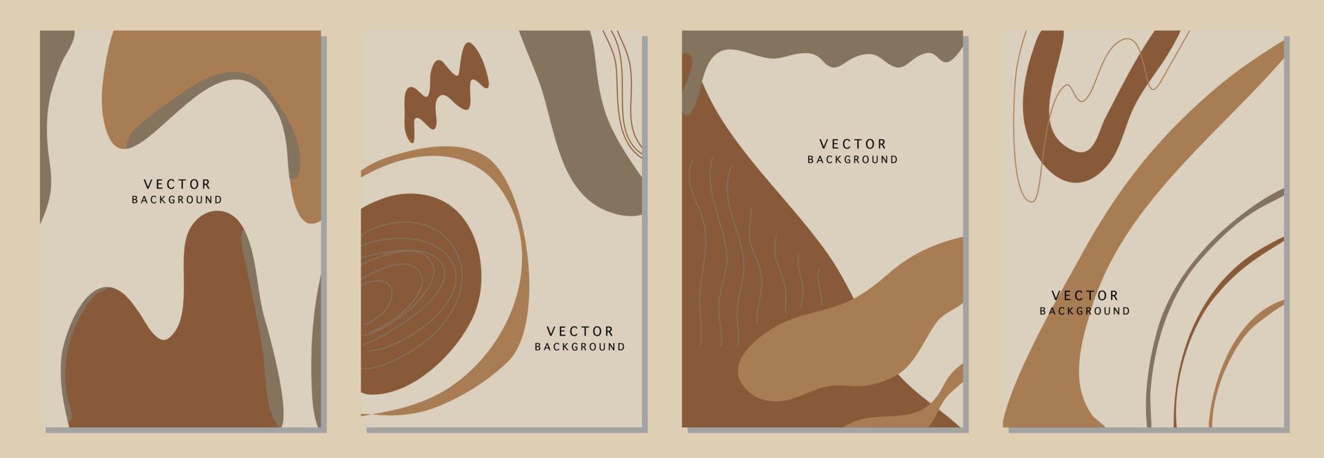 fondos abstractos modernos. estilo minimalista de moda. varias formas configuran plantillas de diseño buenas para la tarjeta de fondo saludo papel tapiz folleto volante invitación y otros. ilustración vectorial vector