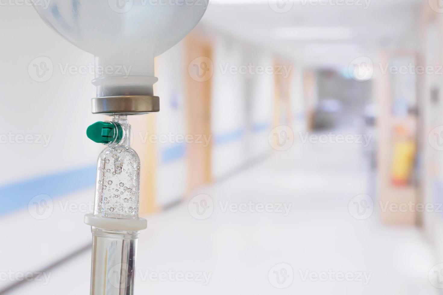Medical drip with hospital blurred background 8916278 Stock Photo at