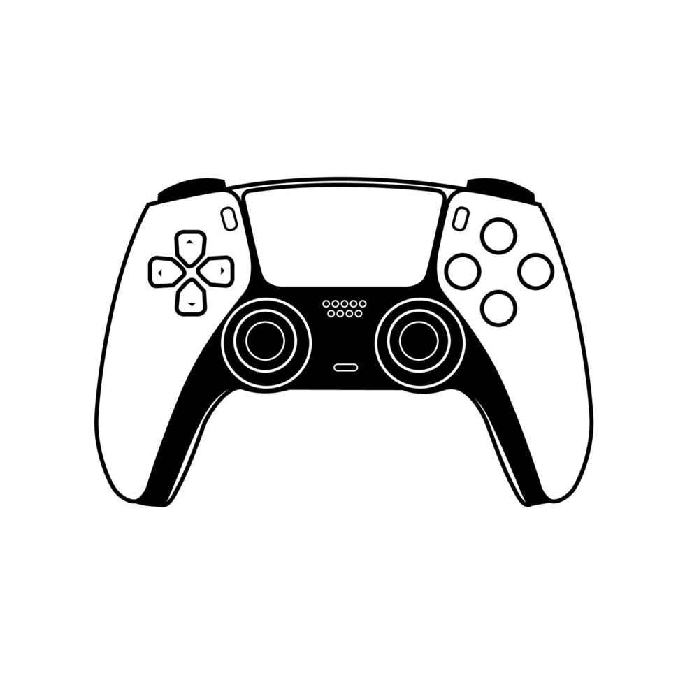 ilustración de vector de icono de controlador de juego