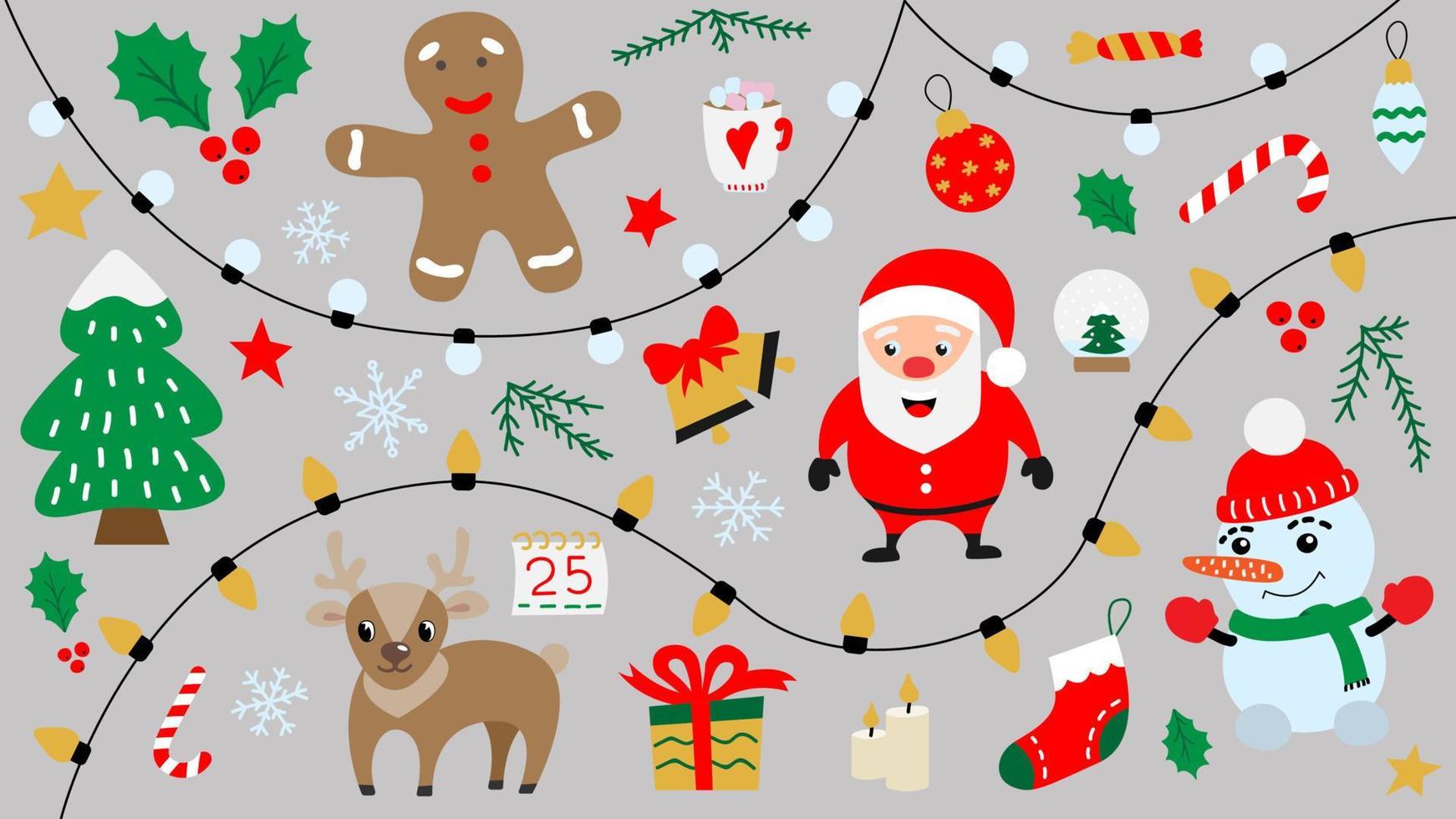 dibujos animados feliz navidad y feliz año nuevo símbolos aislados. elementos de diseño para tarjetas de felicitación y volantes. 8916871 Vector en Vecteezy dibujos animados feliz navidad y feliz año nuevo símbolos aislados. elementos de diseño para tarjetas de felicitación y volantes. 8916871 Vector en Vecteezy