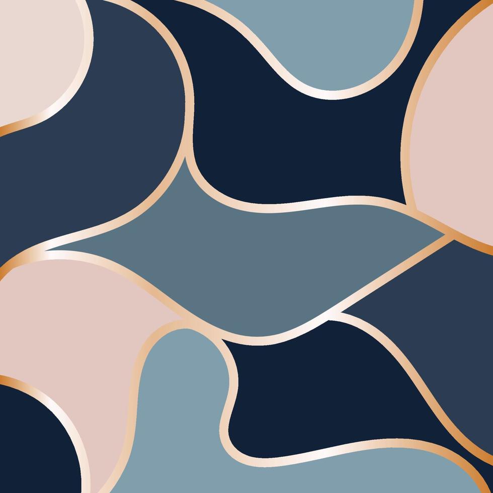 Linear multicolor hand drawn background. Abstract waves line crossing. vector