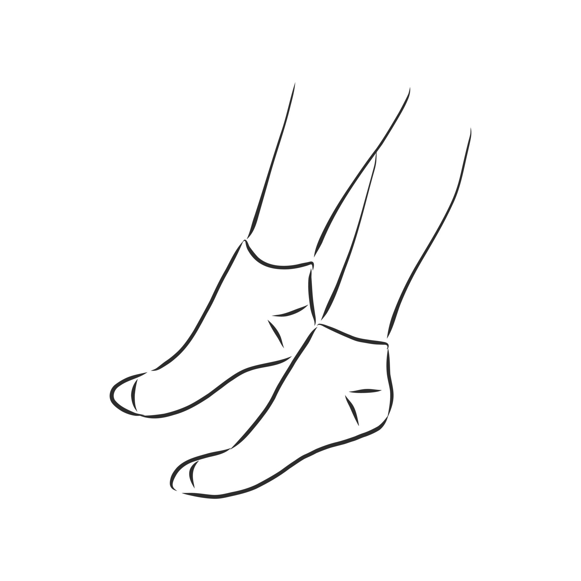 vector sketch socks 8917263 Vector Art at Vecteezy