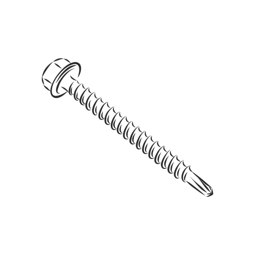 self-tapping vector sketch