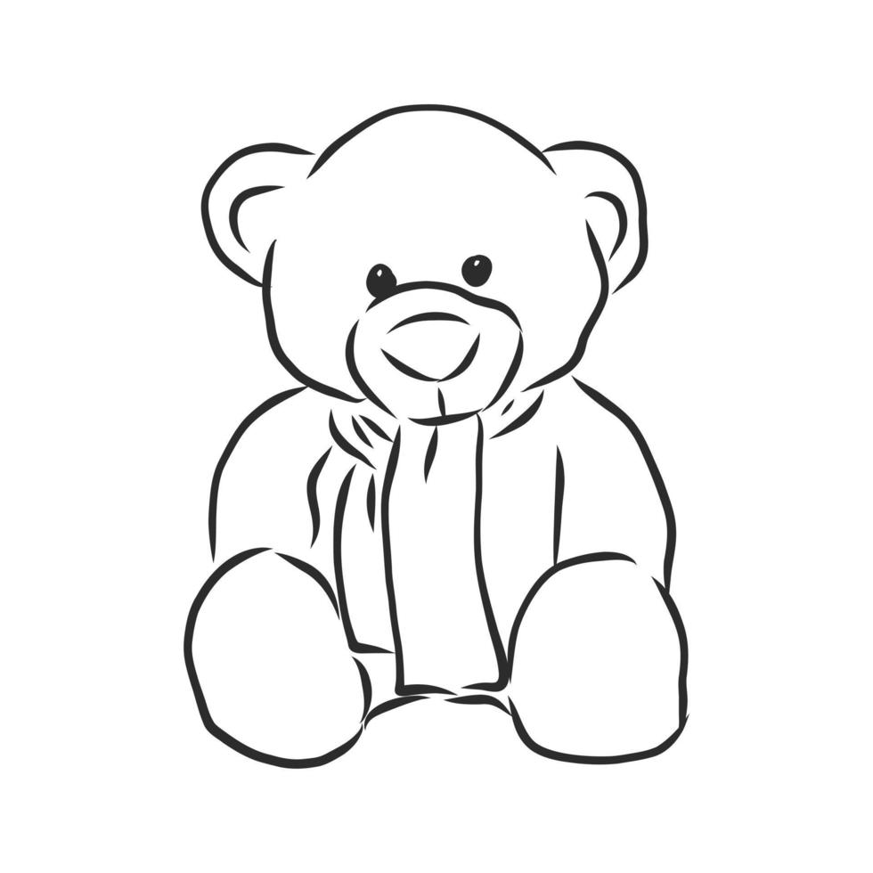 children's toy vector sketch