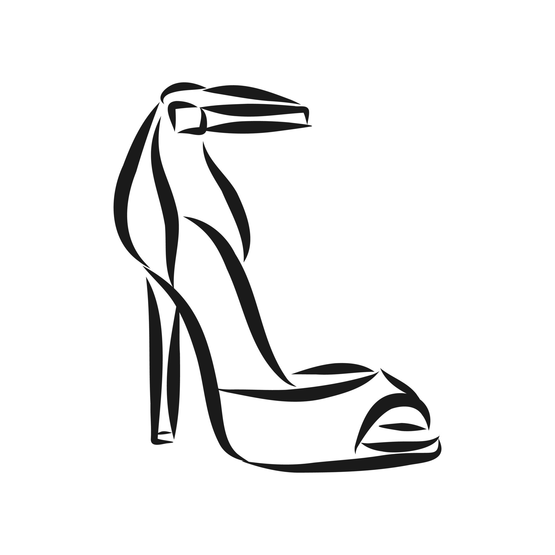 Zapatos De Mujer De Moda. Dibujo Retro Del Ejemplo Del Vector Del Arte Pop  De La Historieta Cómica. Ilustraciones svg, vectoriales, clip art  vectorizado libre de derechos. Image 100757287