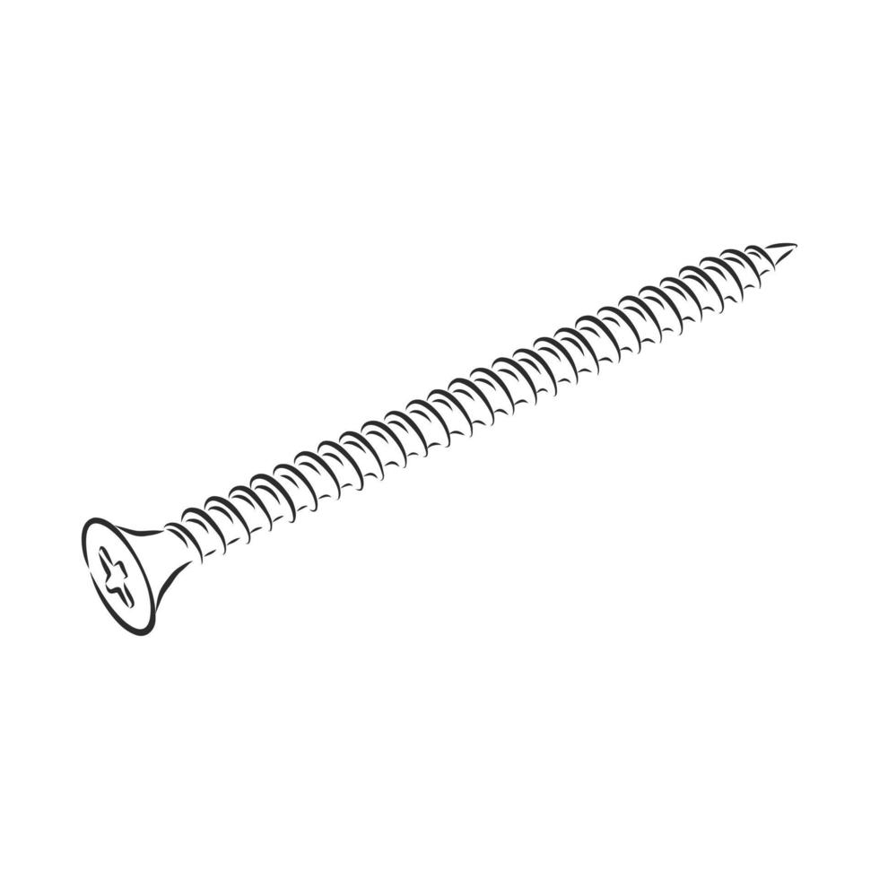 self-tapping vector sketch