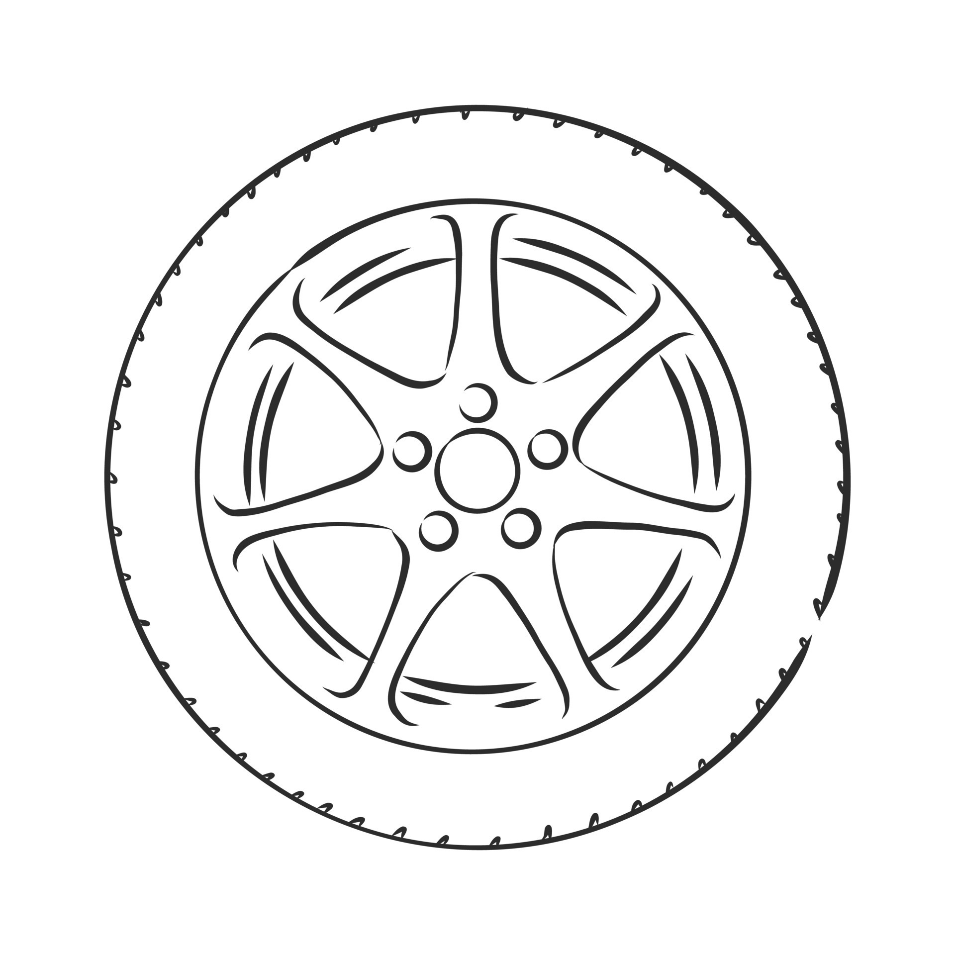 Aggregate more than 78 car wheel sketch latest - in.eteachers