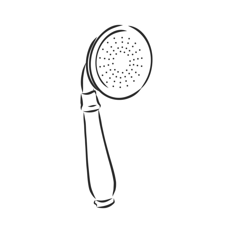 shower vector sketch