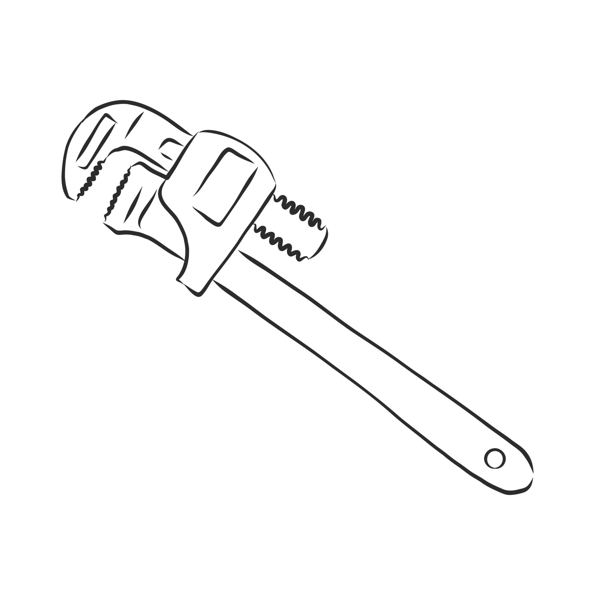 wrench vector sketch 8917453 Vector Art at Vecteezy