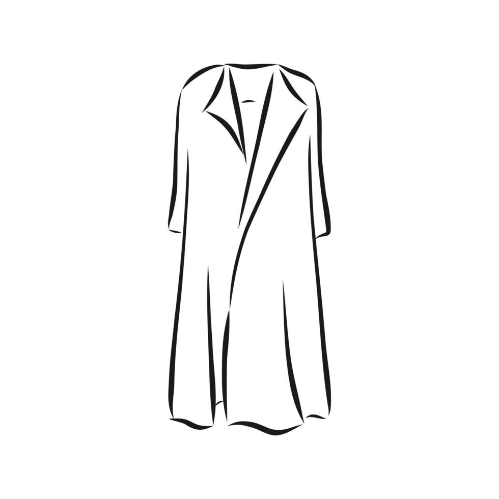 vector sketch coat