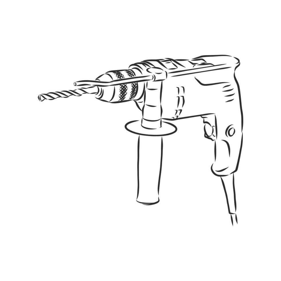 drill bit vector sketch