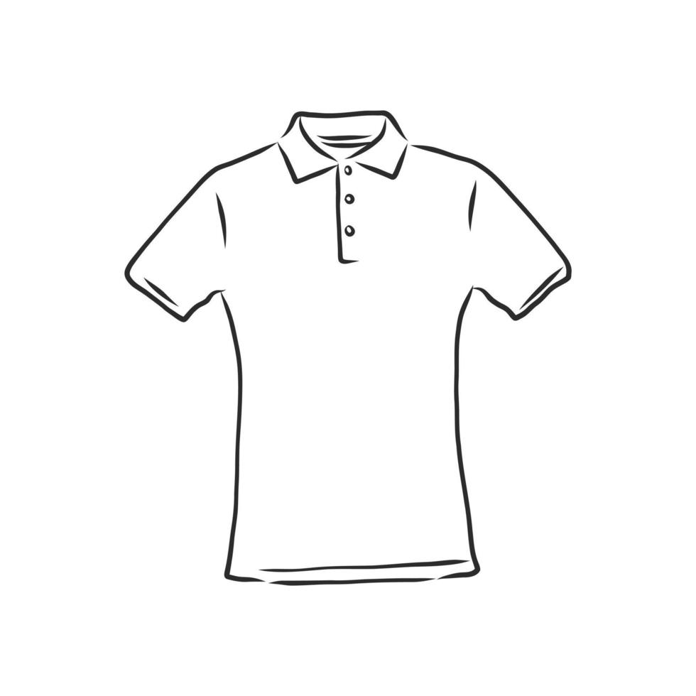 dibujo vectorial de camiseta vector