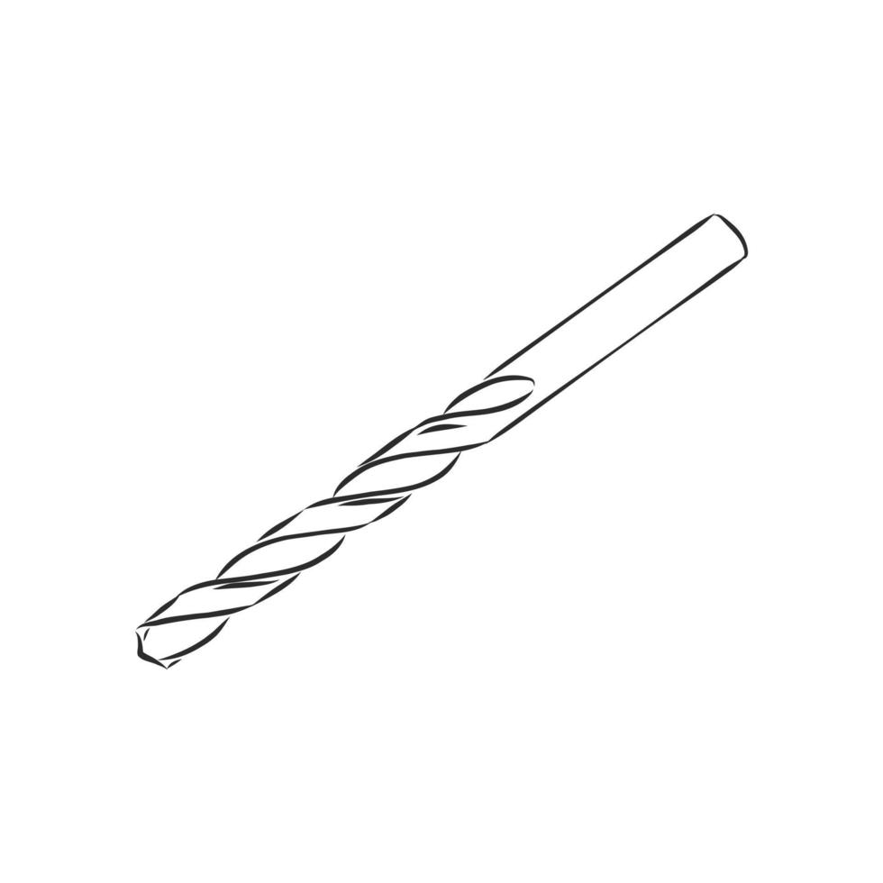 drill bit vector sketch