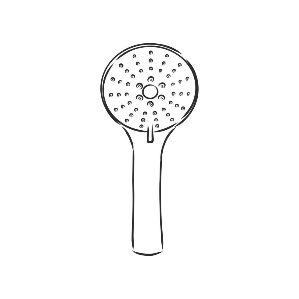 shower vector sketch