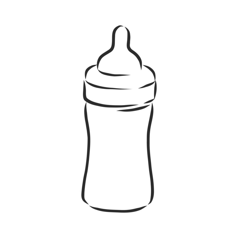 baby bottle vector sketch 8917668 Vector Art at Vecteezy