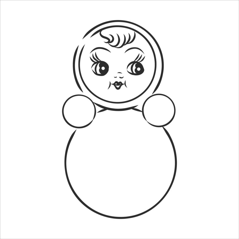 children's toy vector sketch