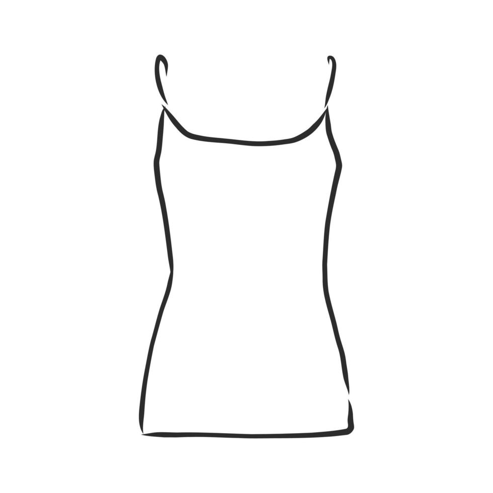 dibujo vectorial de camiseta vector