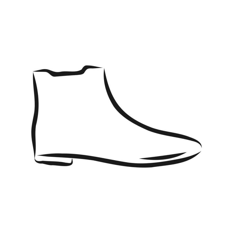women's boots vector sketch