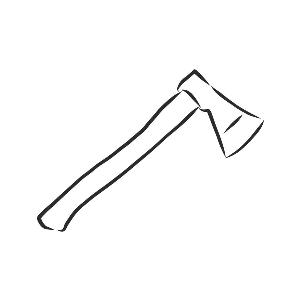 axe vector sketch