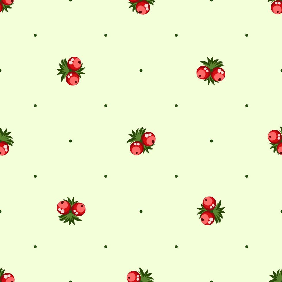 pattern with berries vector
