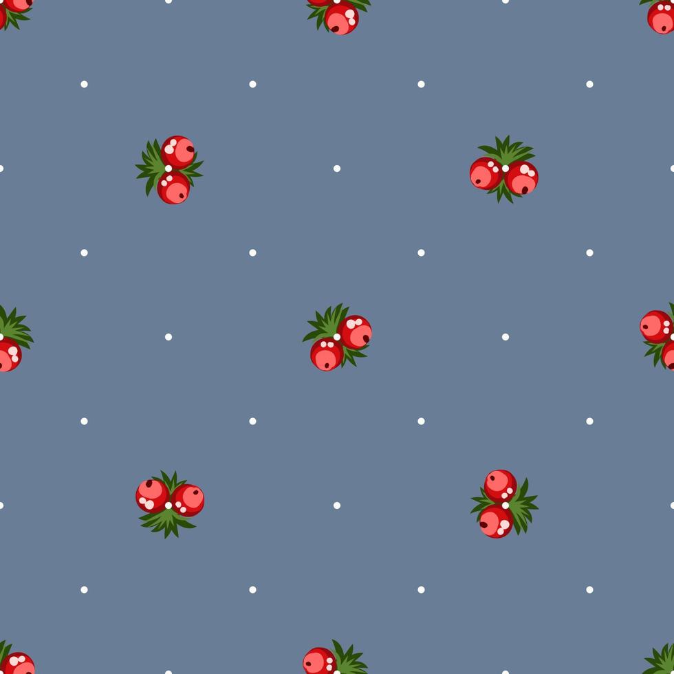 pattern with berries vector