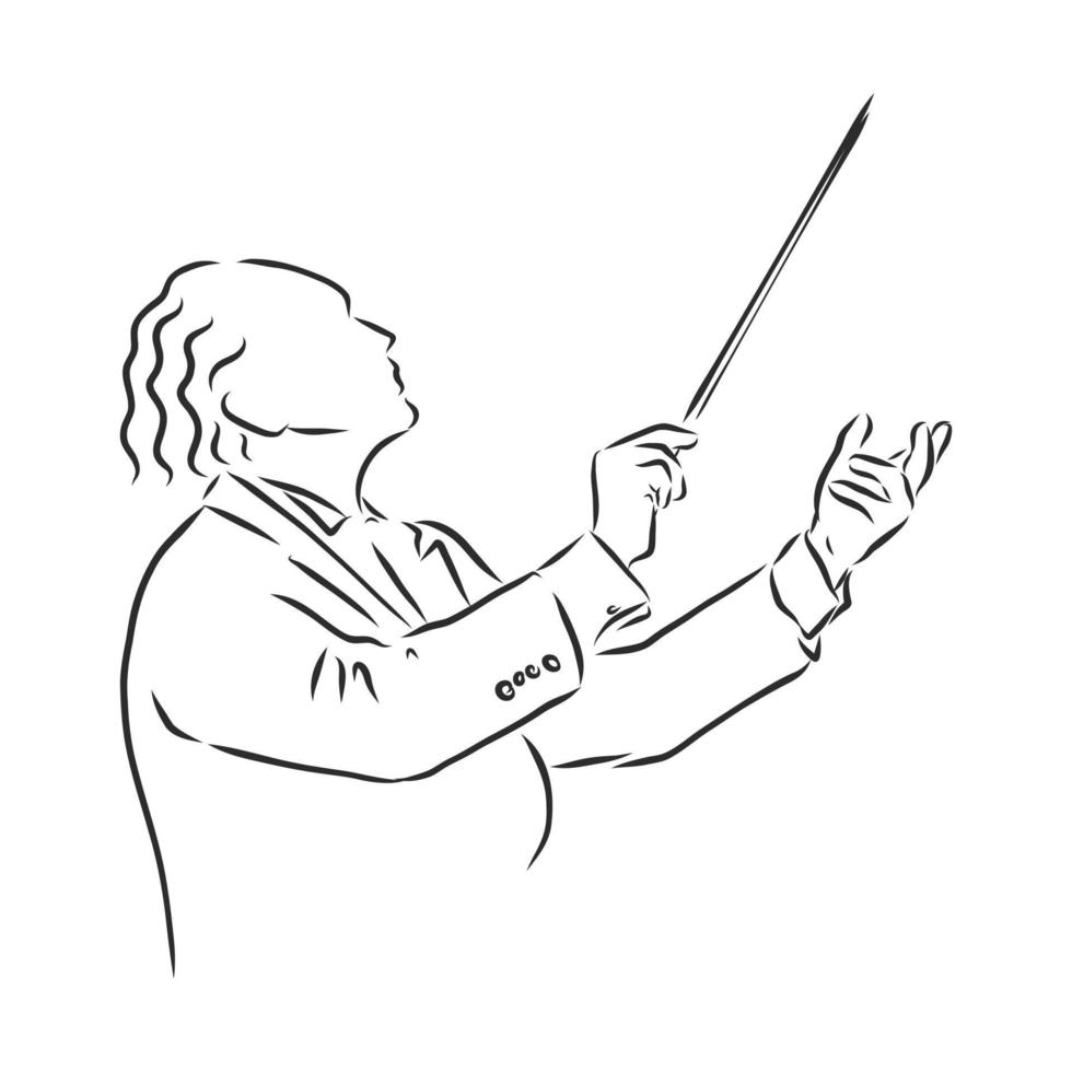 the conductor of the vector sketch