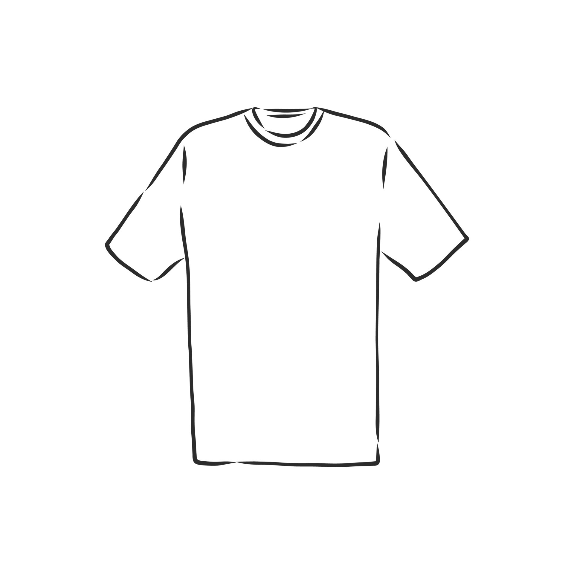 t-shirt vector sketch 8917974 Vector Art at Vecteezy