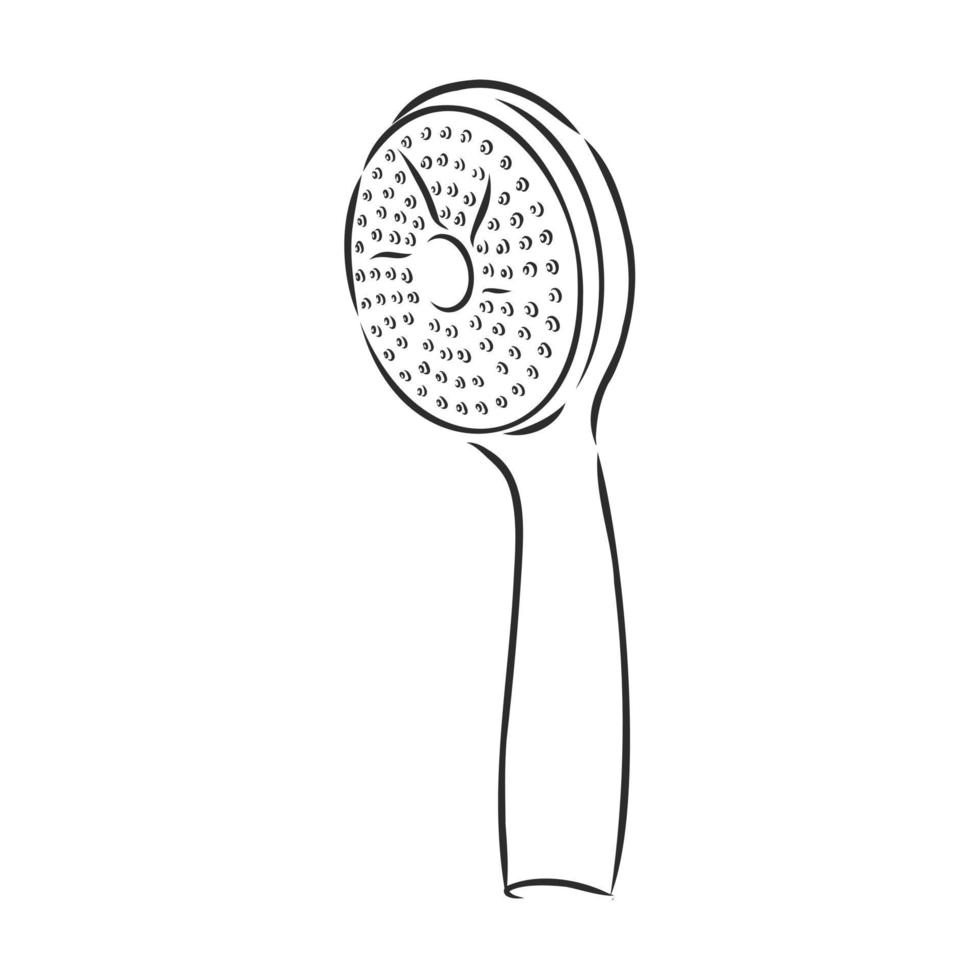 shower vector sketch