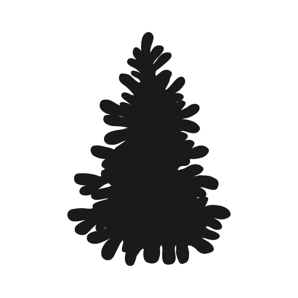 christmas tree vector sketch 8918103 Vector Art at Vecteezy