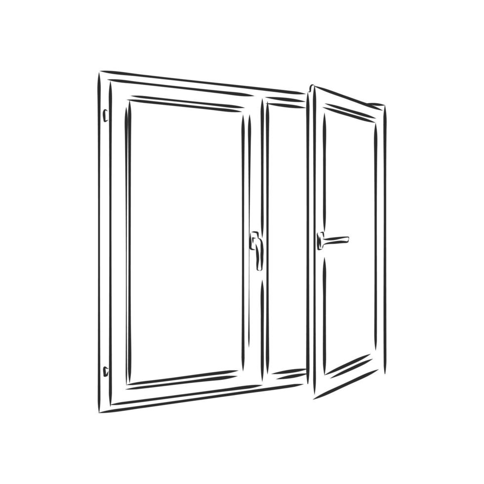 ventana de dibujo vectorial vector