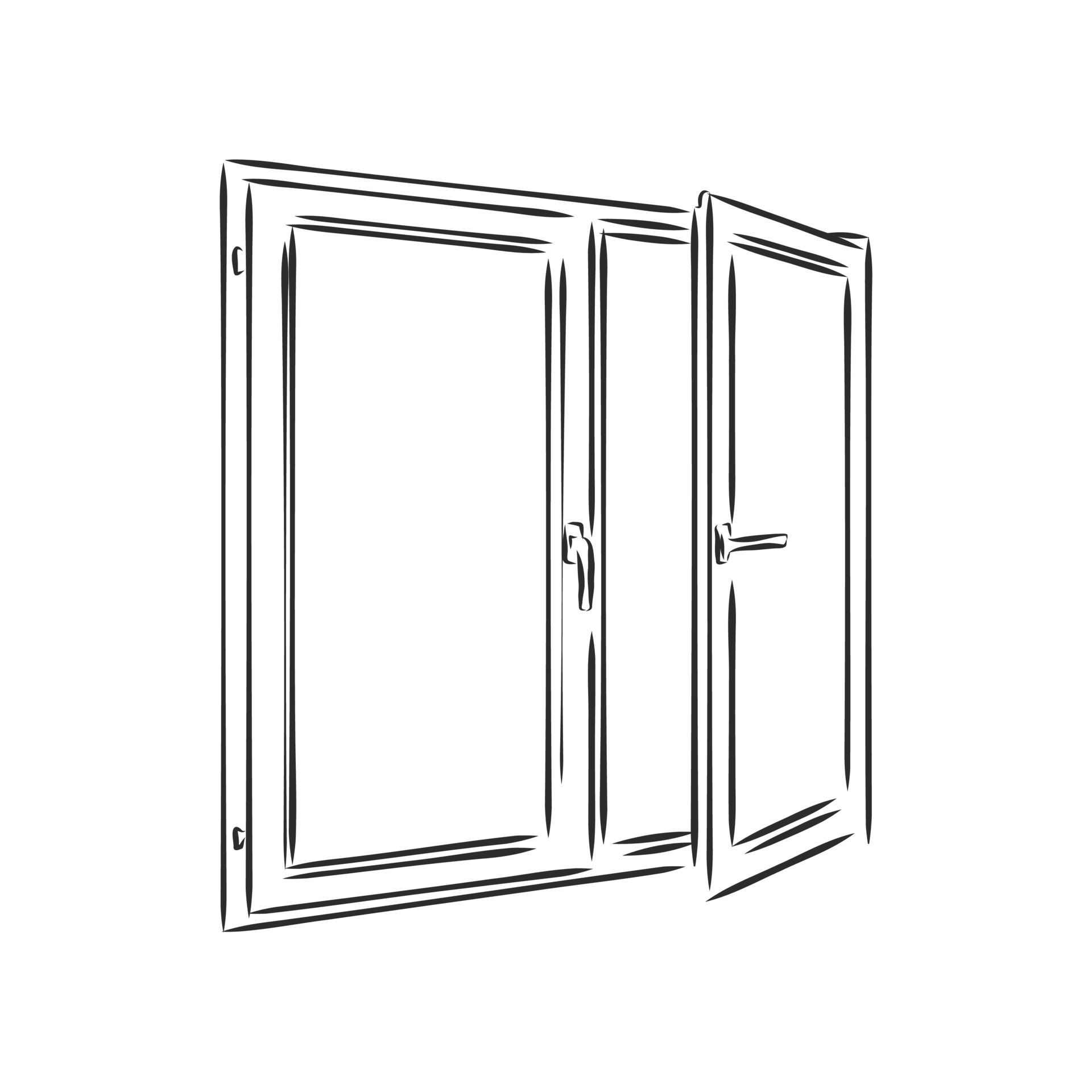 ventana de dibujo vectorial 8918104 Vector en Vecteezy