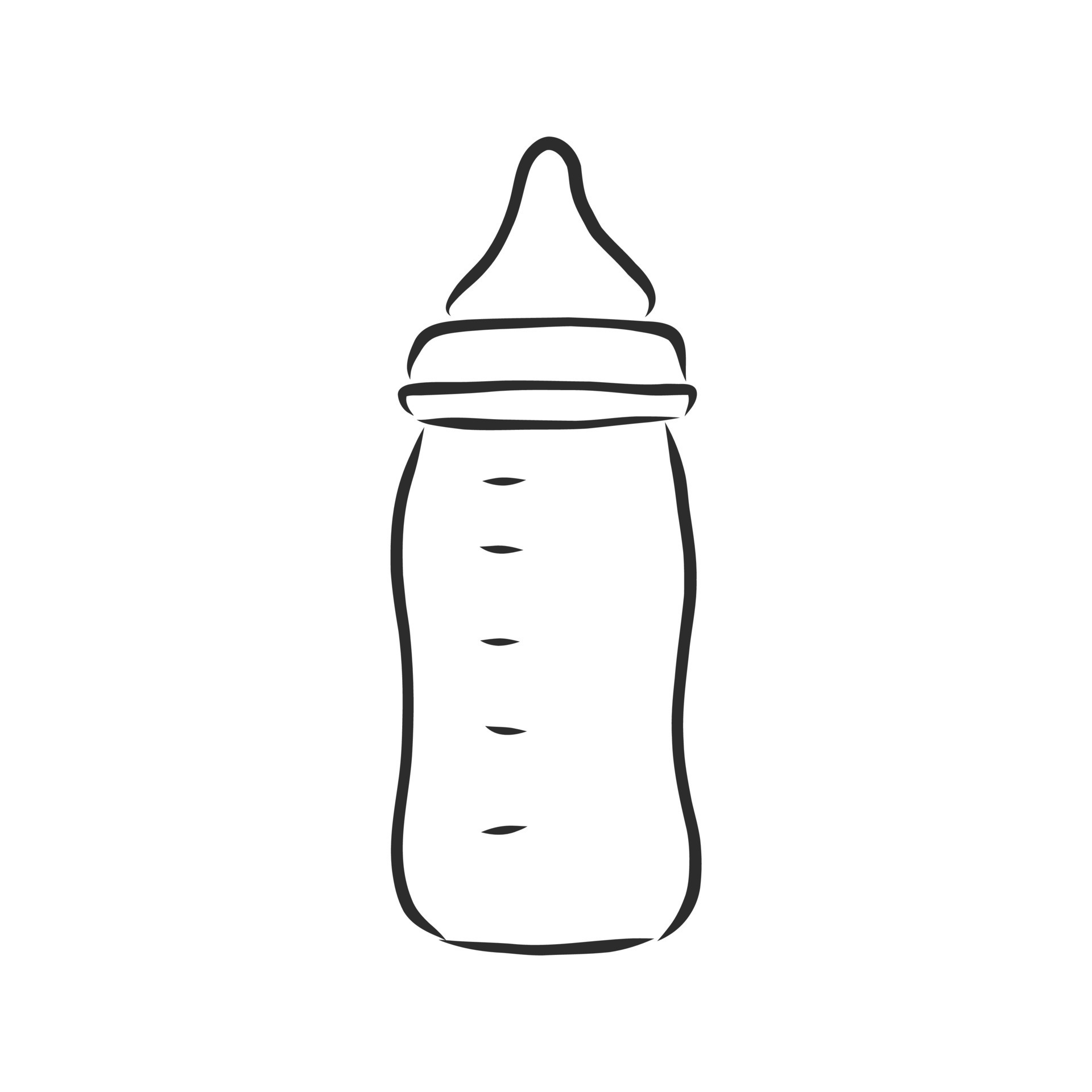 baby bottle vector sketch 8918108 Vector Art at Vecteezy