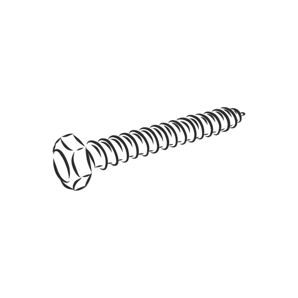 self-tapping vector sketch