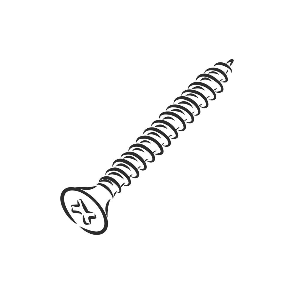 self-tapping vector sketch