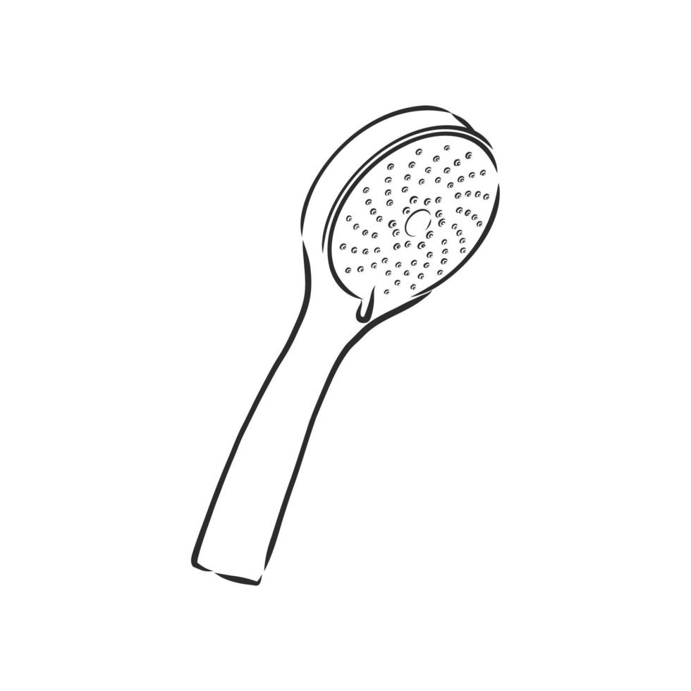 shower vector sketch