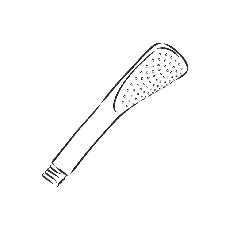 shower vector sketch