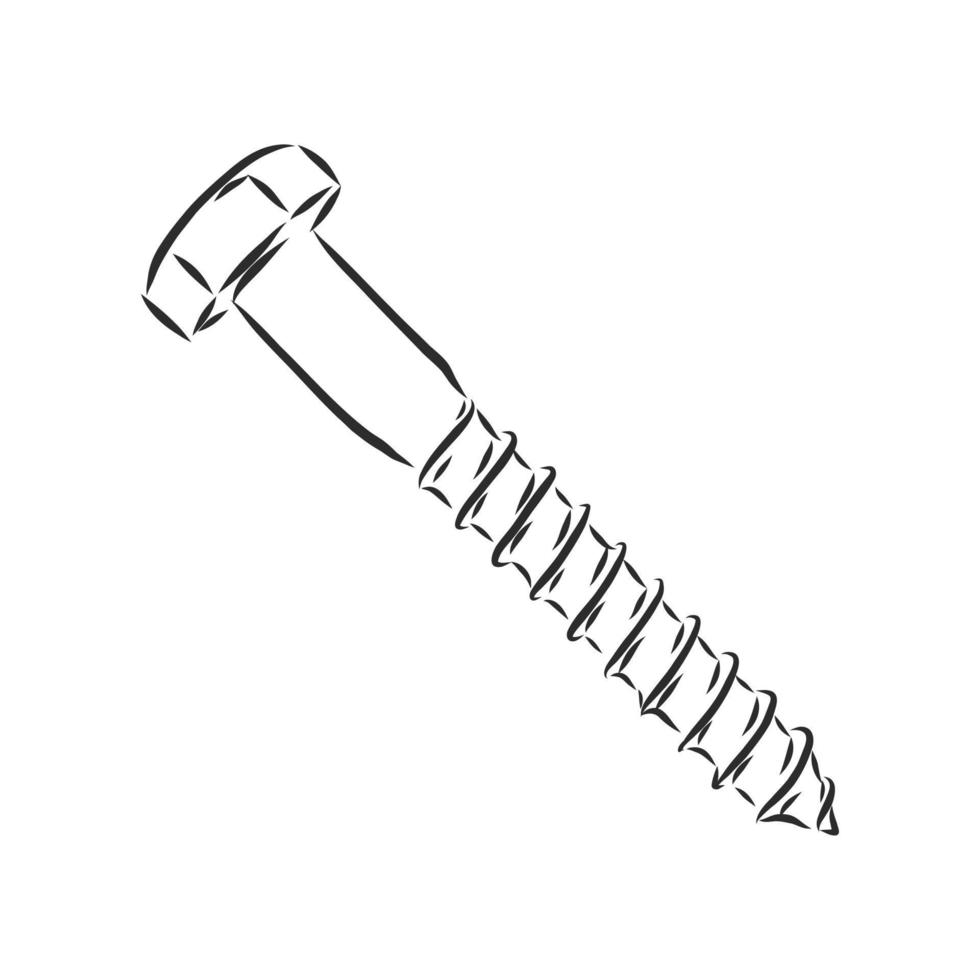 self-tapping vector sketch