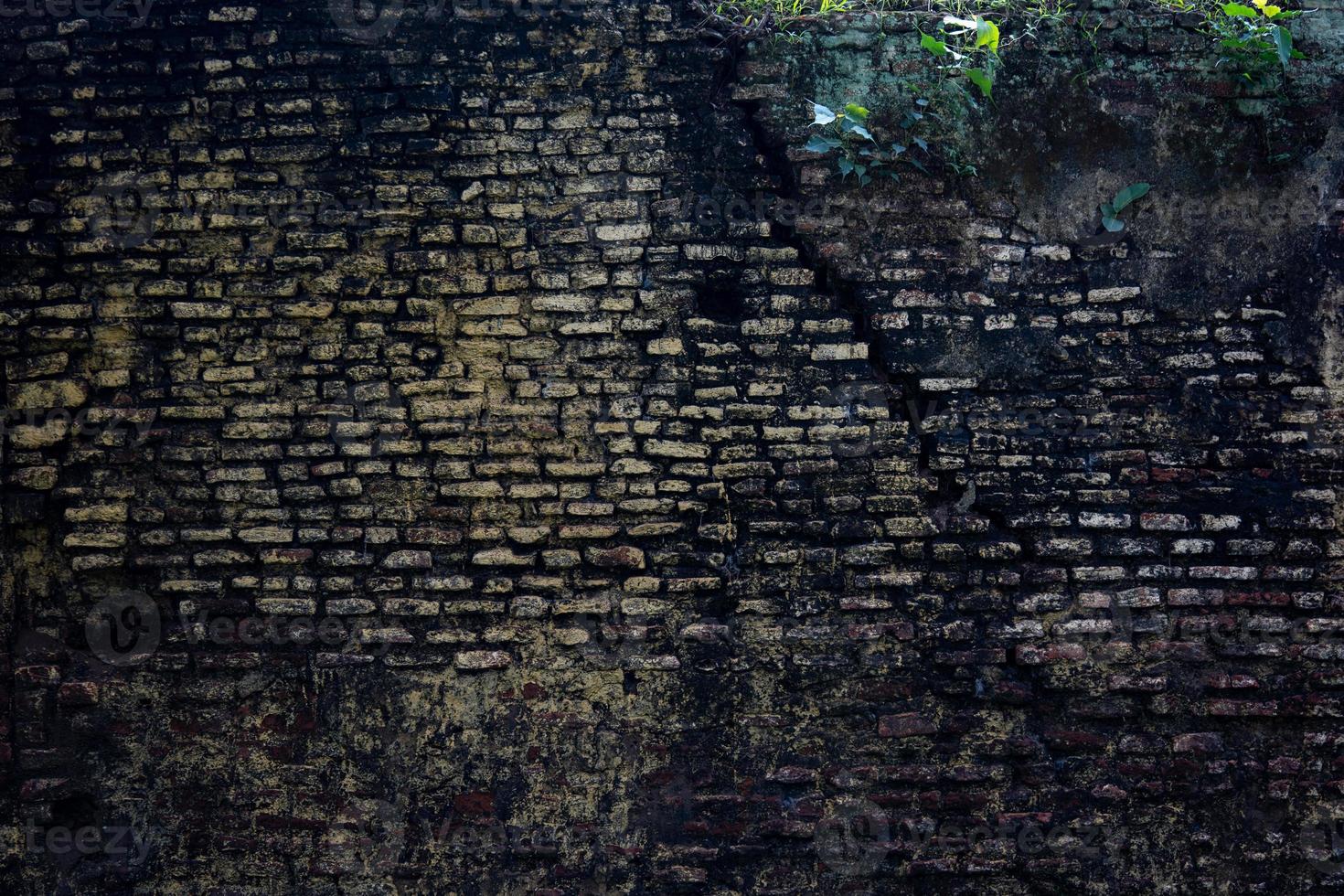 Beautiful old grounge brick wall texture or background photo