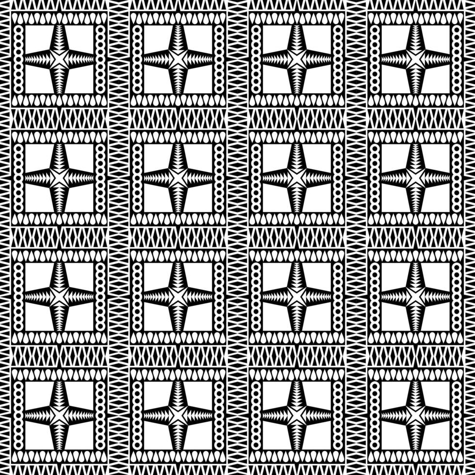 fondo de mosaico en blanco y negro, fondo geométrico en blanco y negro, para impresiones o papeles pintados. vector