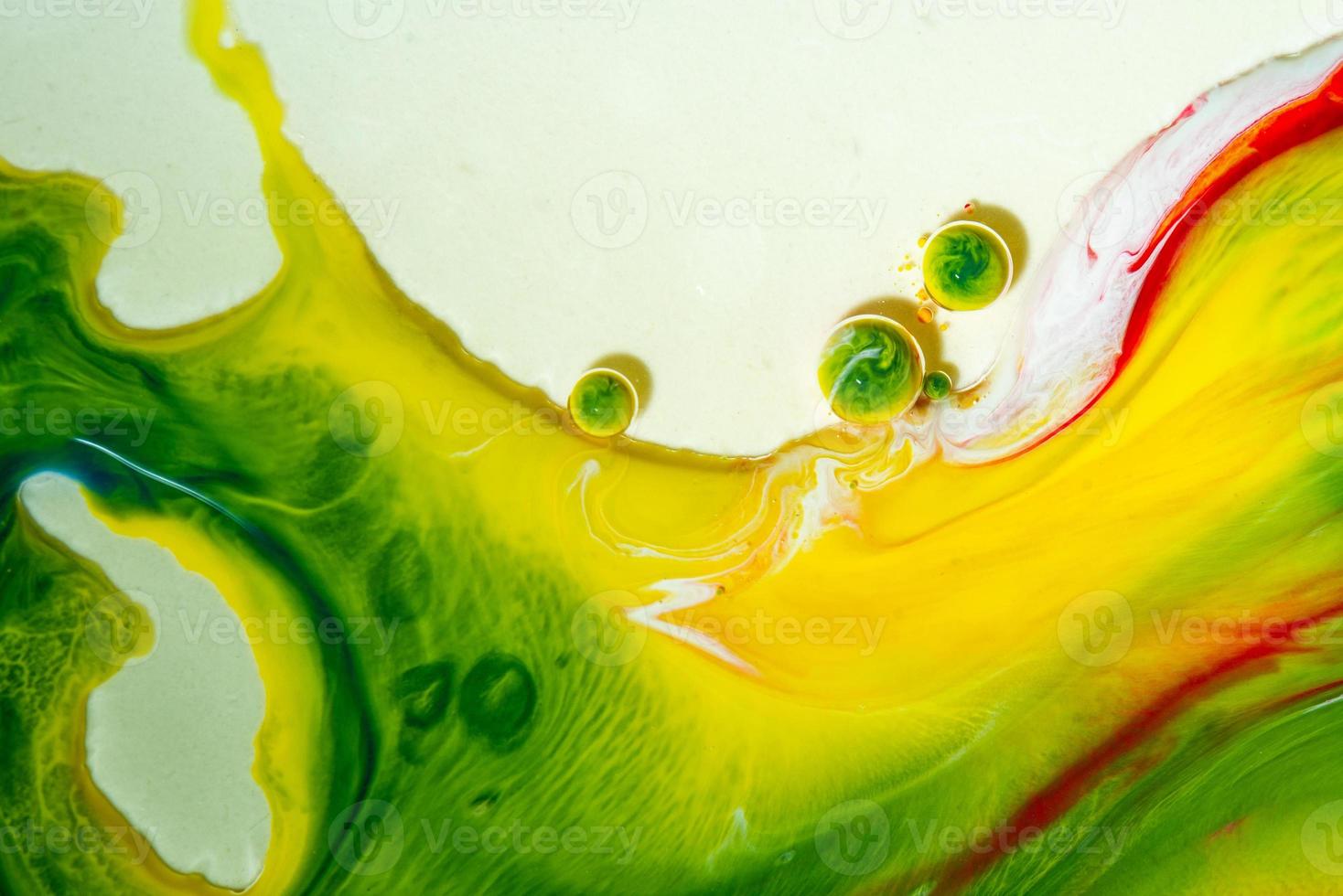 Abstract Acrylic pour Liquid marble surfaces Design. photo