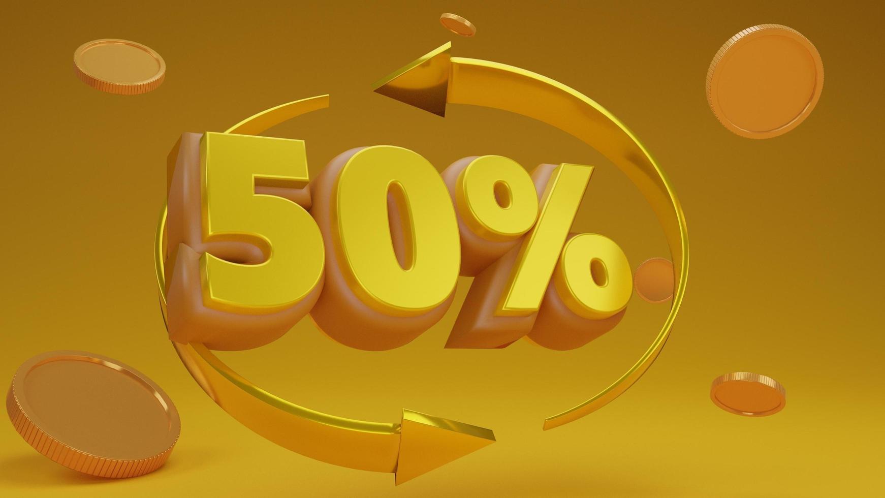 blank display and coins flying,digital wallet. Shopping mobile app,gold arrows coinsCashback and banking,money-saving.Mock up empty screen copy space.3D rendering illustration photo