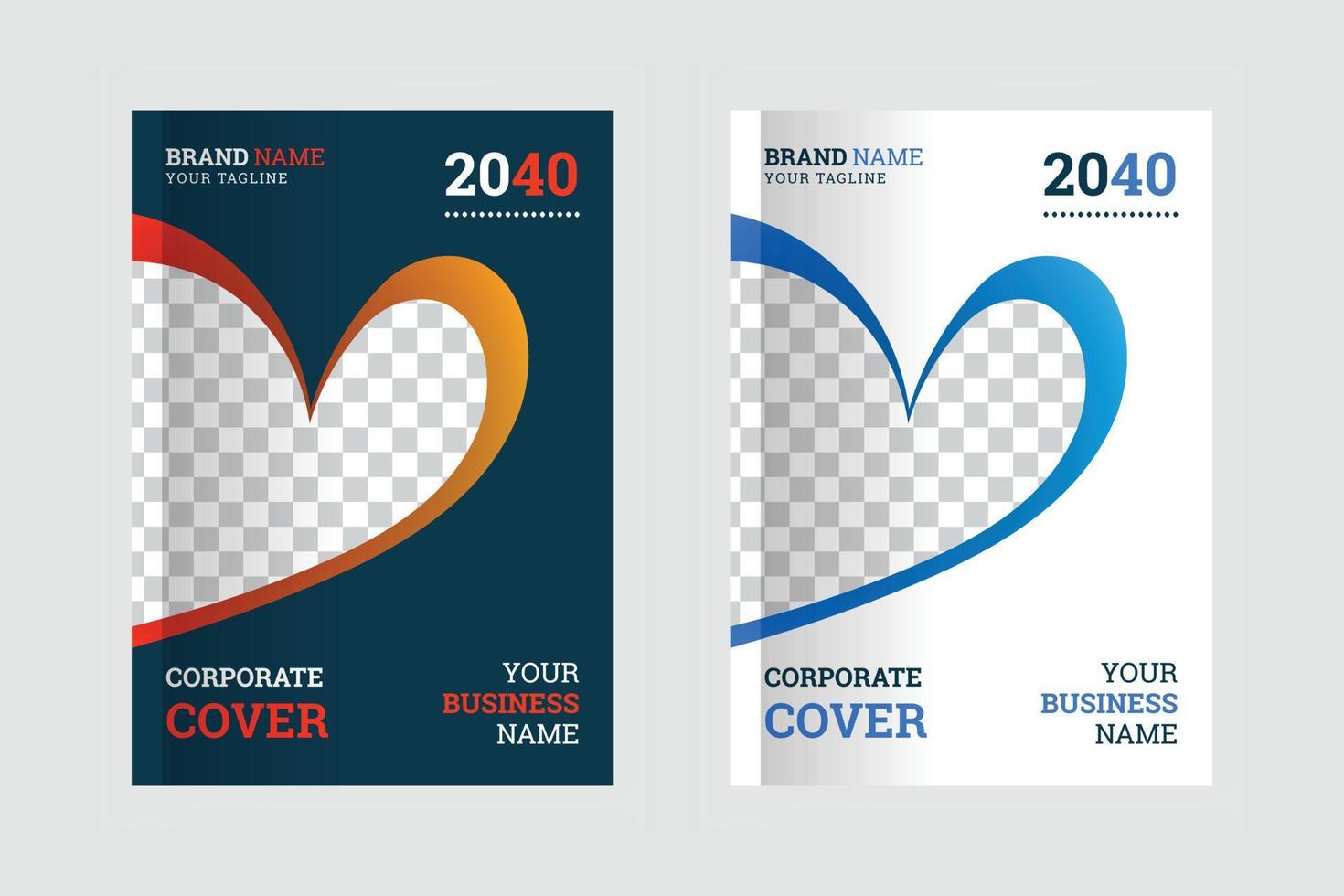 Multipurpose corporate book cover design template or can be used to annual report, magazine, flyer, poster, banner, portfolio, company profile, website, brochure cover design vector
