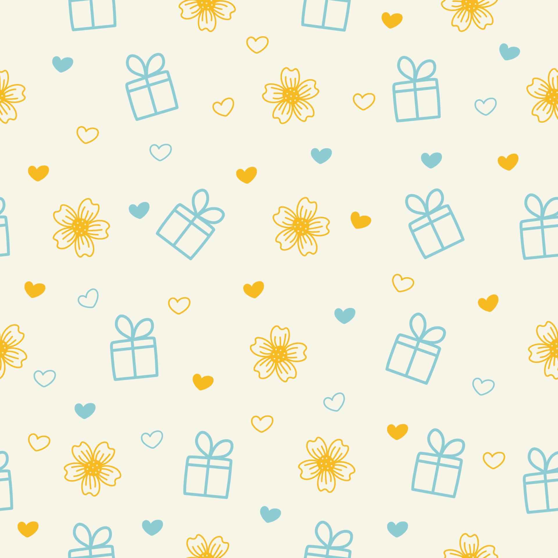 seamless gift wrapping paper pattern 8921592 Vector Art at Vecteezy