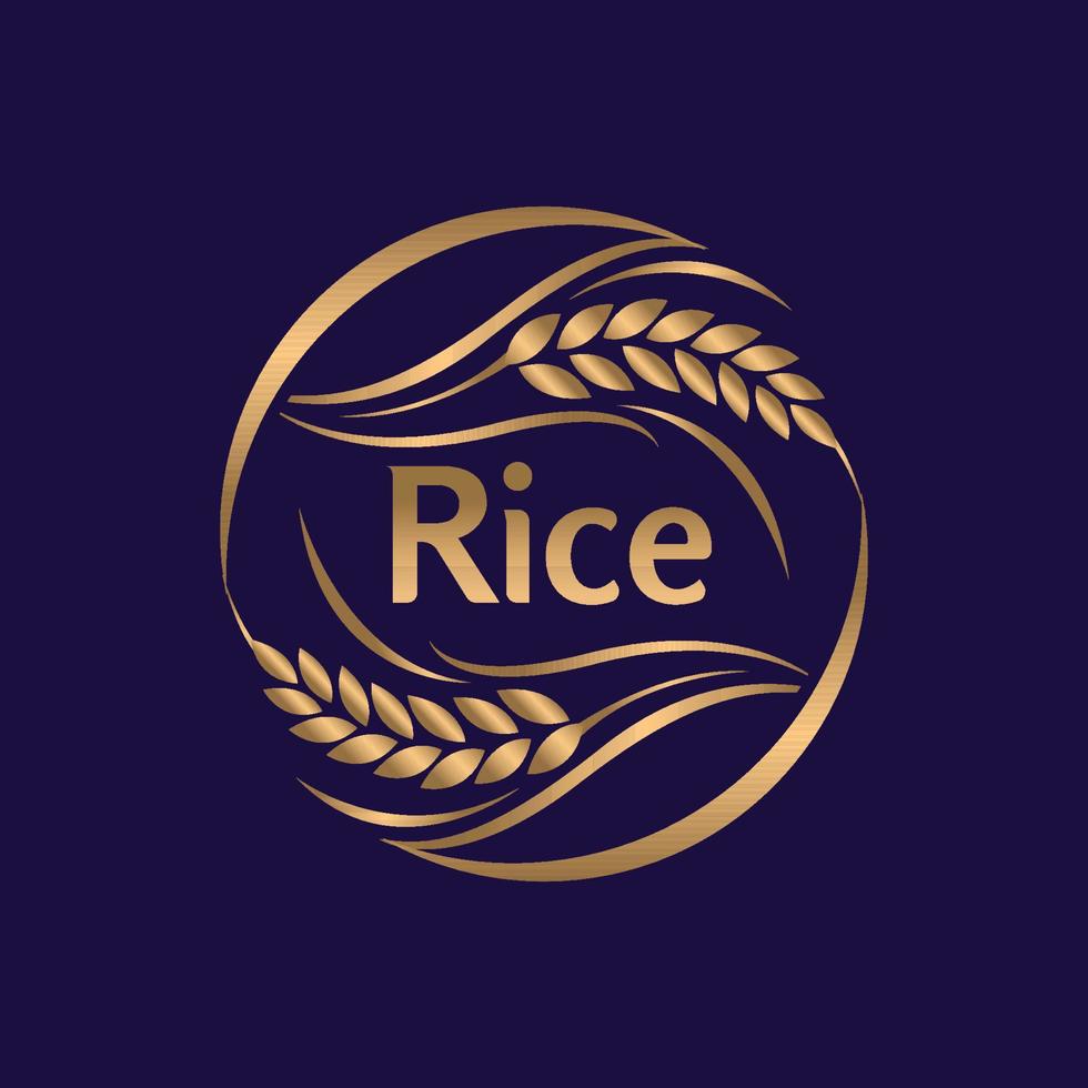 adobepaddy arroz premium orgánico producto natural banner logo vector diseño ilustrador ilustraciones