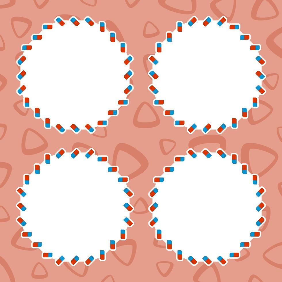 Frame with Eraser for banner, poster, and greeting card vector