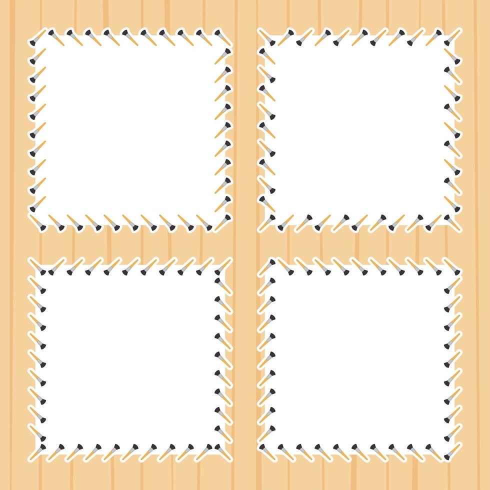 Frame with Paintbrush for banner, poster, and greeting card vector